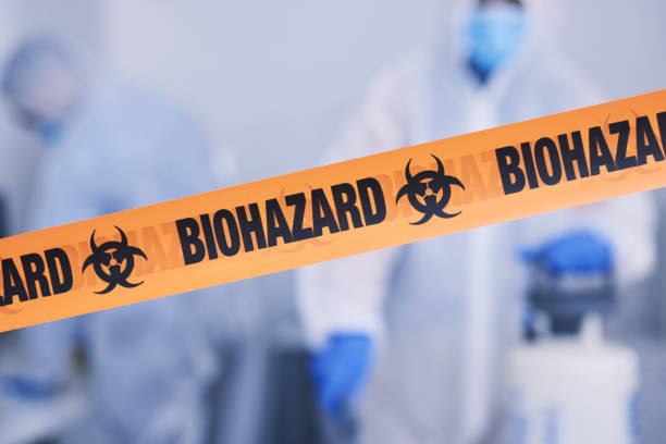 Professional Biohazard Cleanup technician working in Ayr, NE